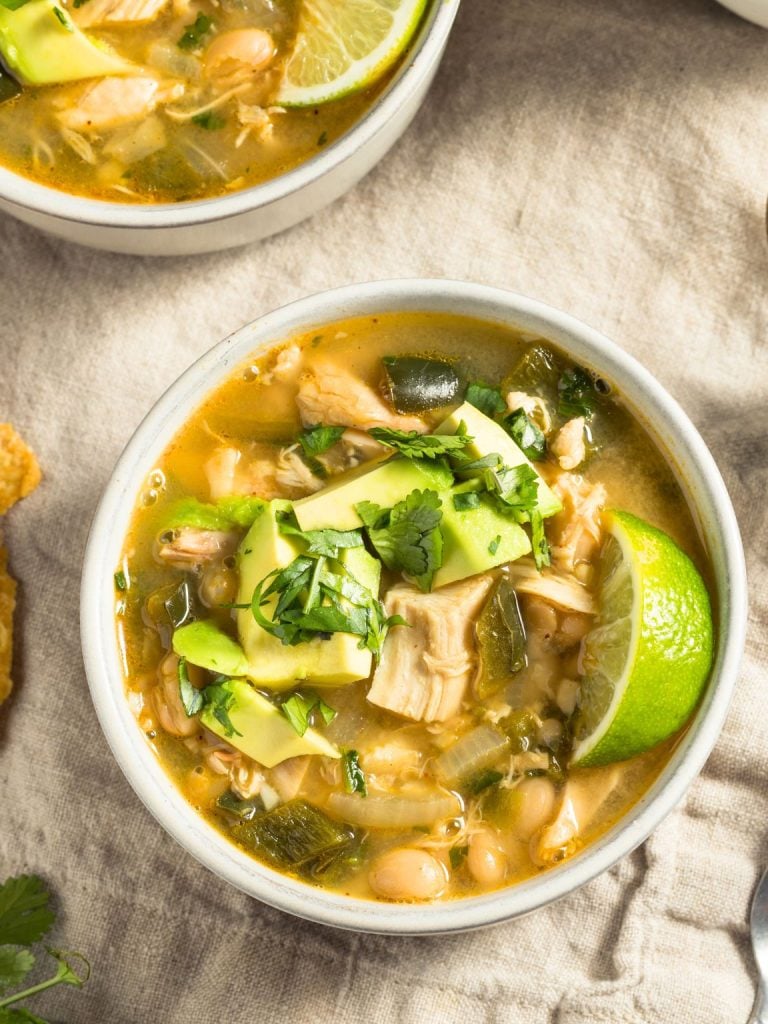 White Chicken Chili with Roasted Green Chiles