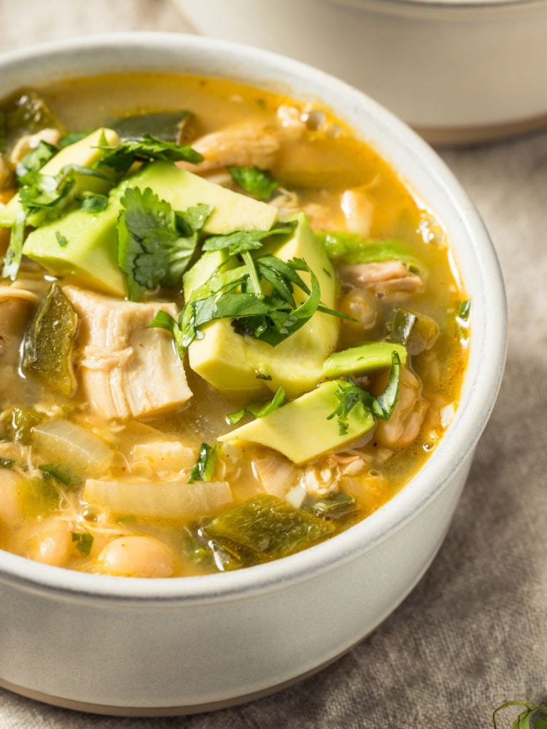 White Chicken Chili with Roasted Green Chiles