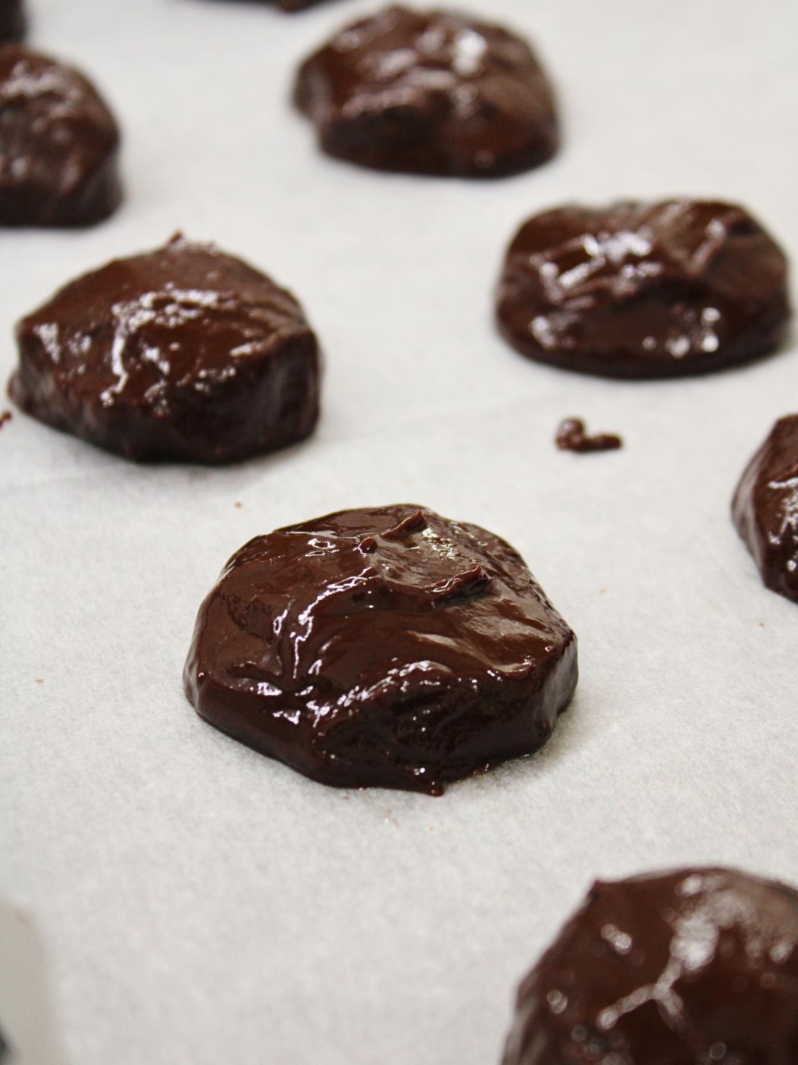 Brownie Sandwich Cookies with Chocolate Mousse