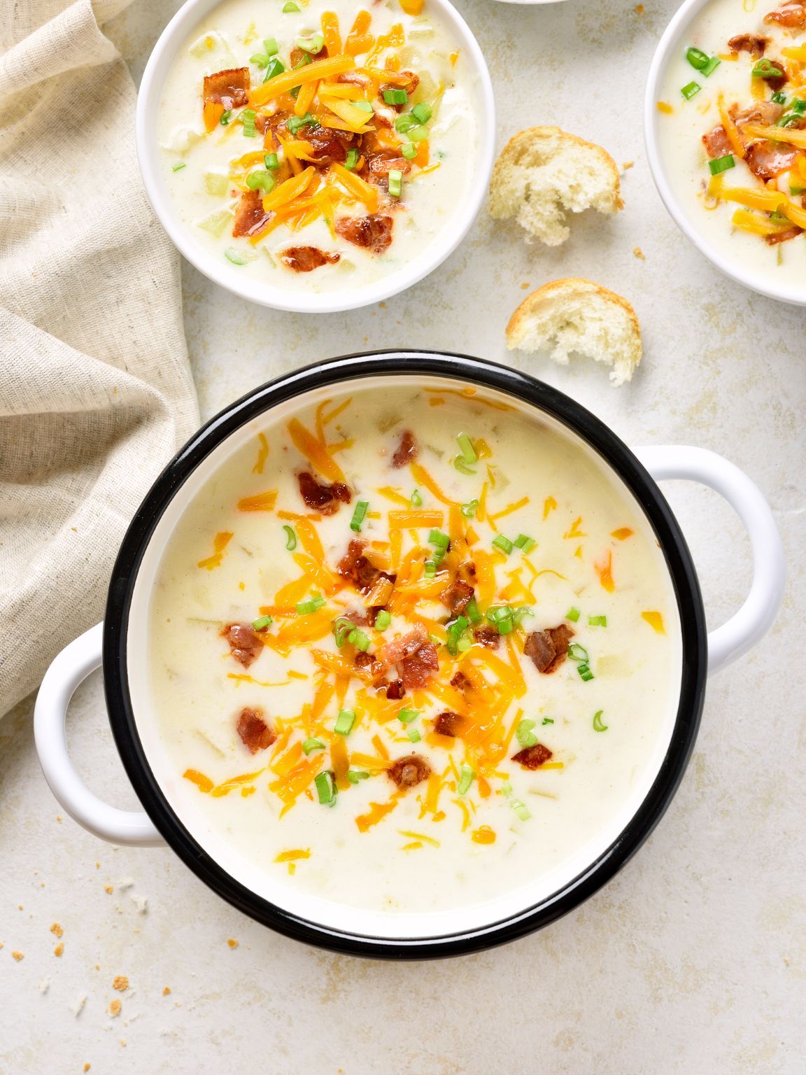 Creamy Potato Soup with Bacon