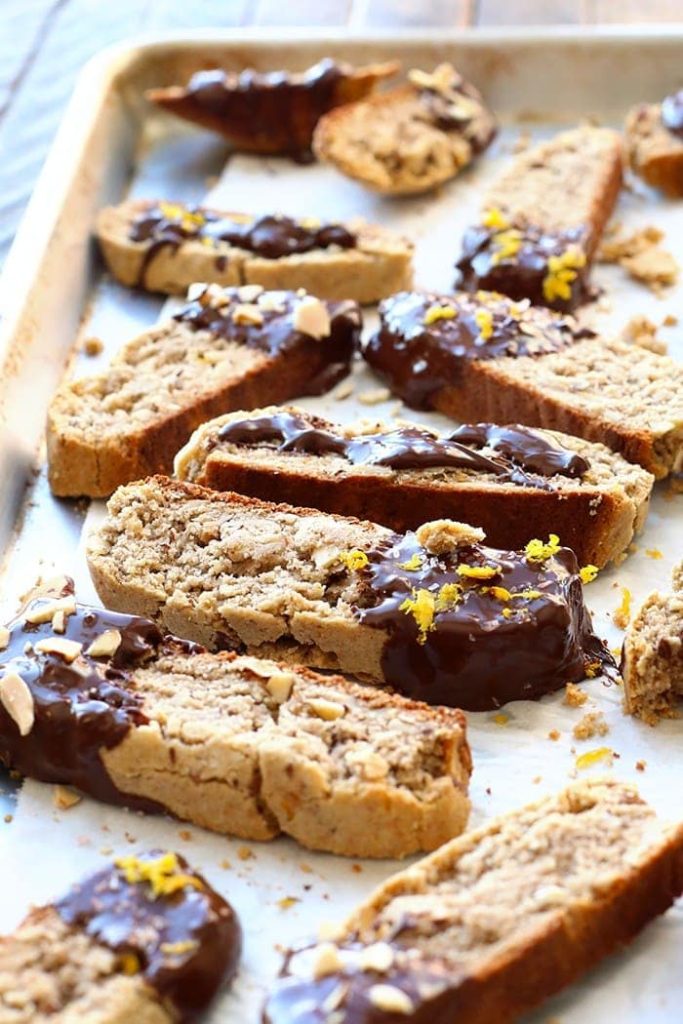 Flourless Almond Biscotti