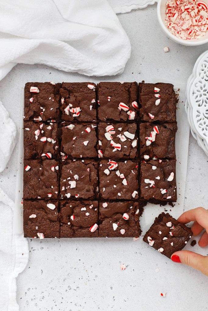 Gluten-Free Peppermint Brownies