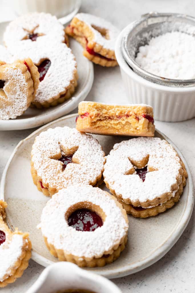 Healthy Gluten-Free Linzer Cookies