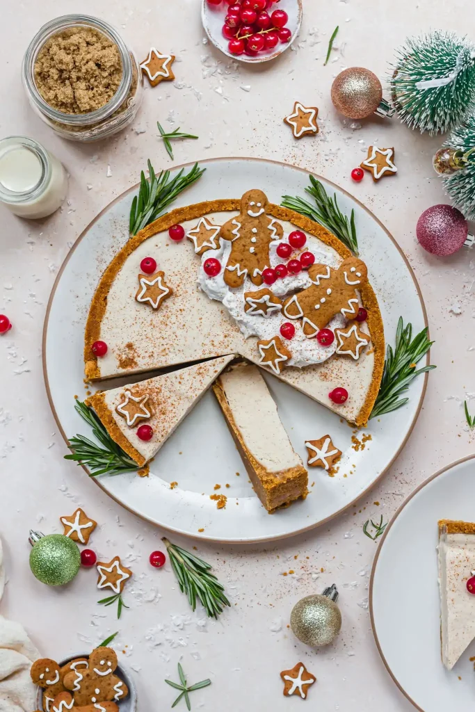 No Bake Gingerbread Cheesecake
