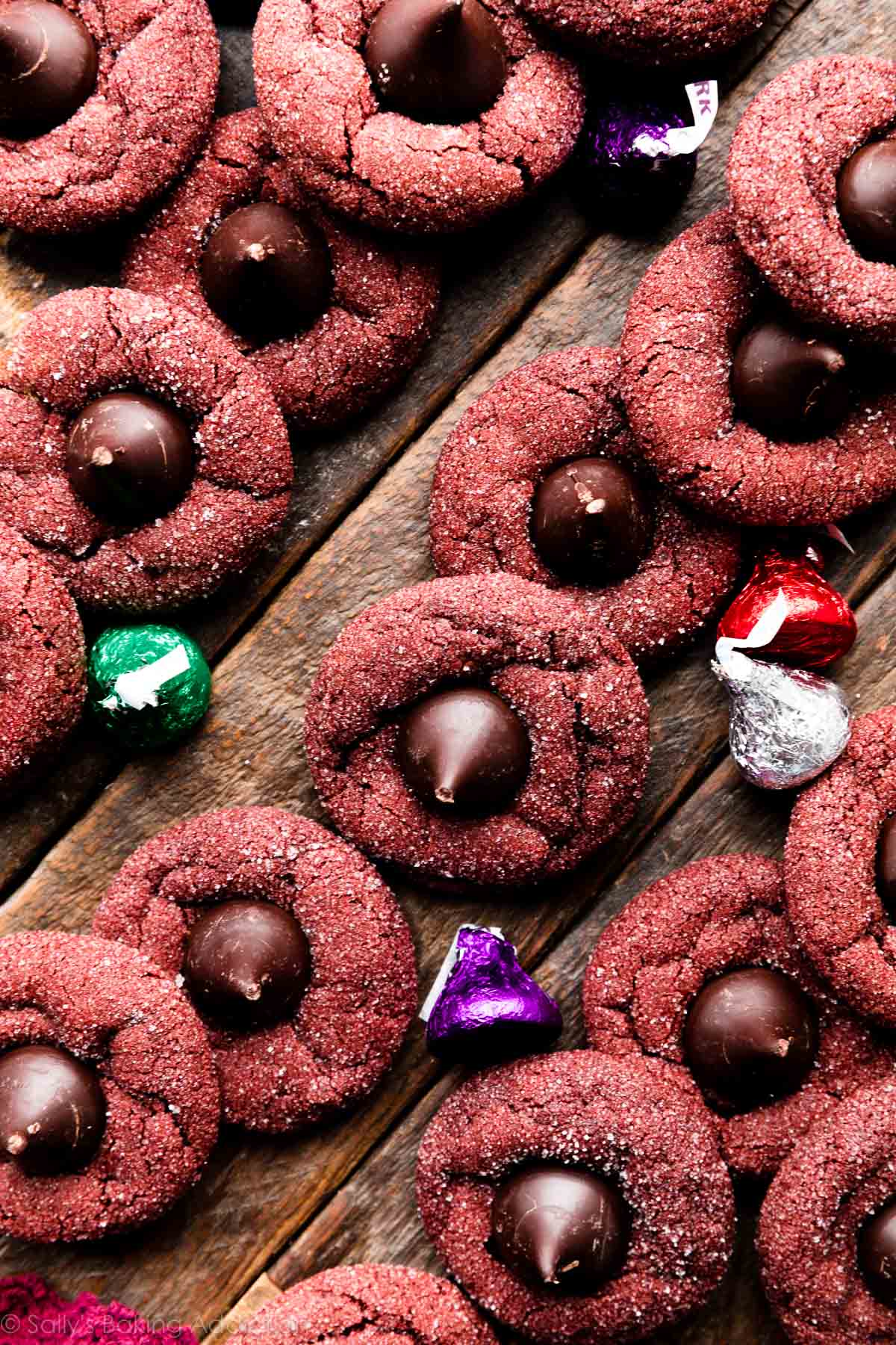 Red Velvet Kiss Cookies