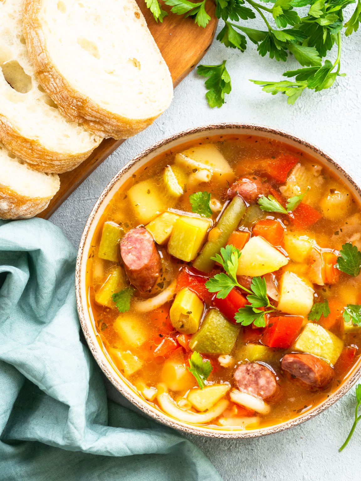 Sausage Vegetable Soup