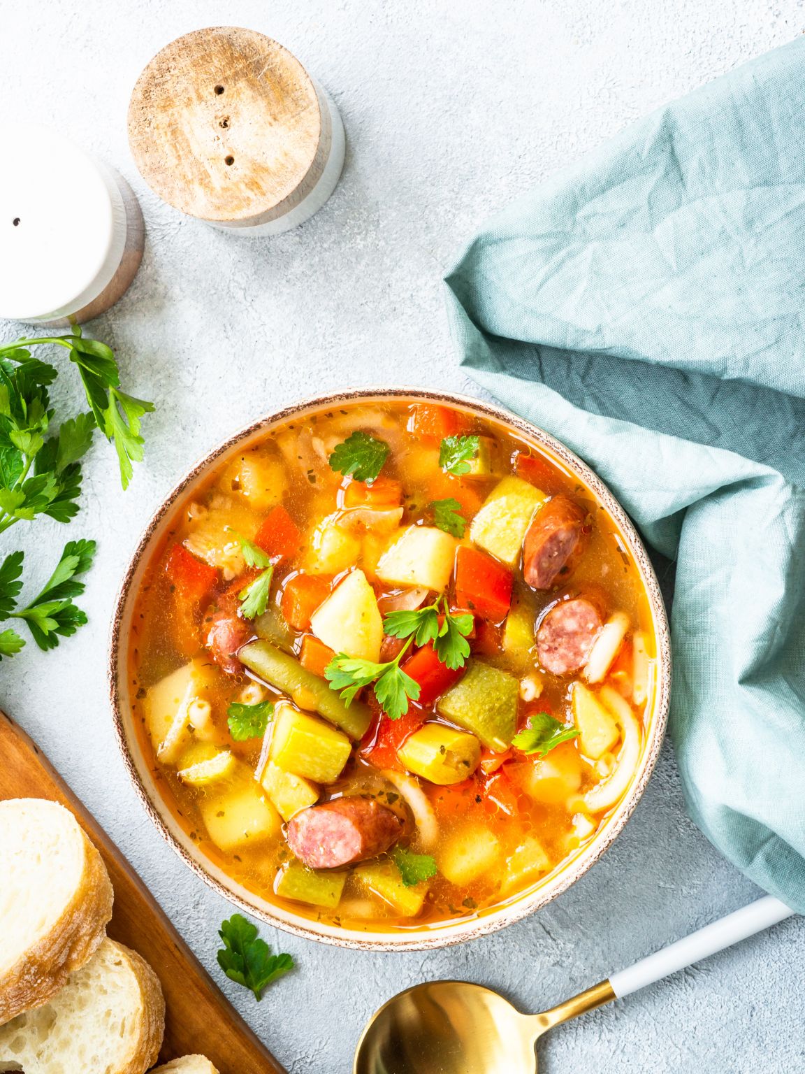 Sausage Vegetable Soup
