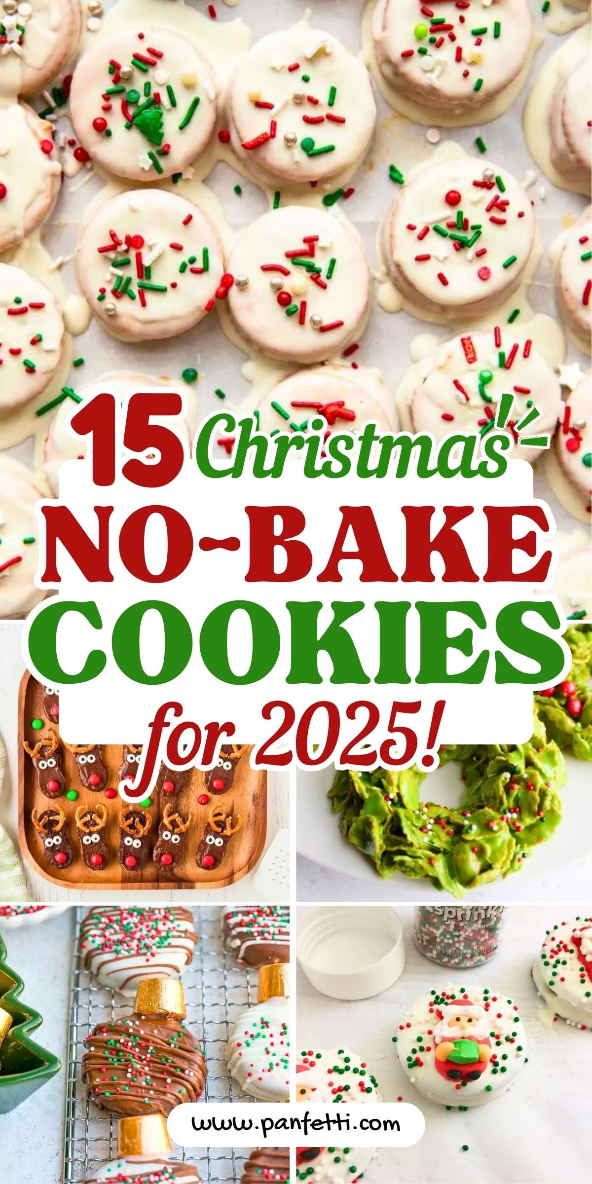 15 Easy No-Bake Christmas Cookies