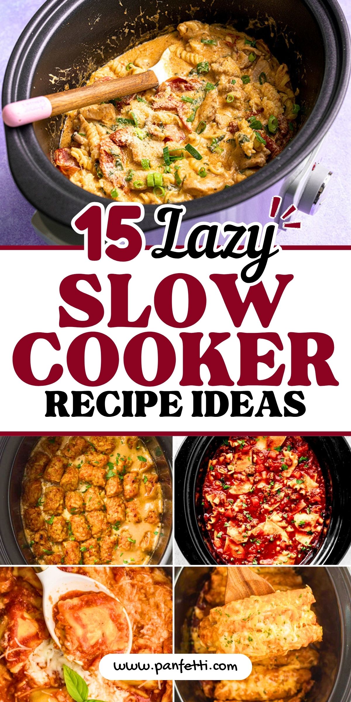 15 Lazy Slow Cooker Dinner Ideas