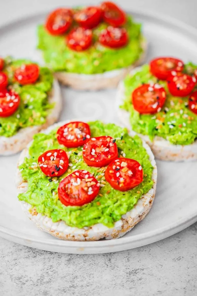 Avocado Rice Cakes