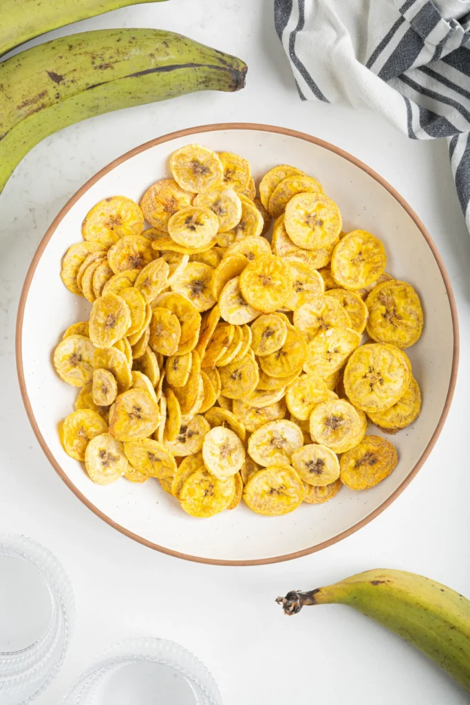 Baked Plantain Chips