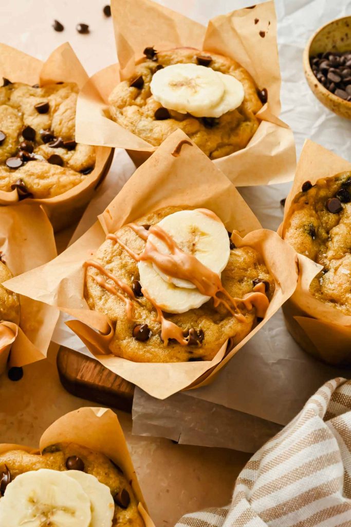 Banana Peanut Butter Muffins