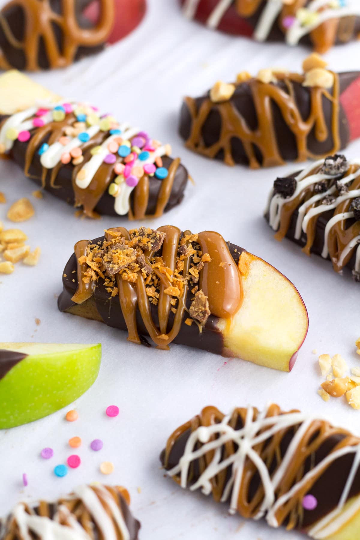 Caramel Apple Slices