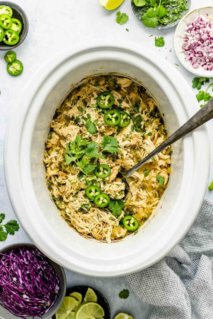 Chicken Chile Verde (Slow Cooker)