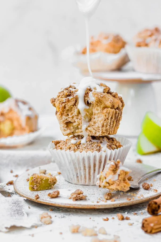 Cinnamon Apple Streusel Muffins