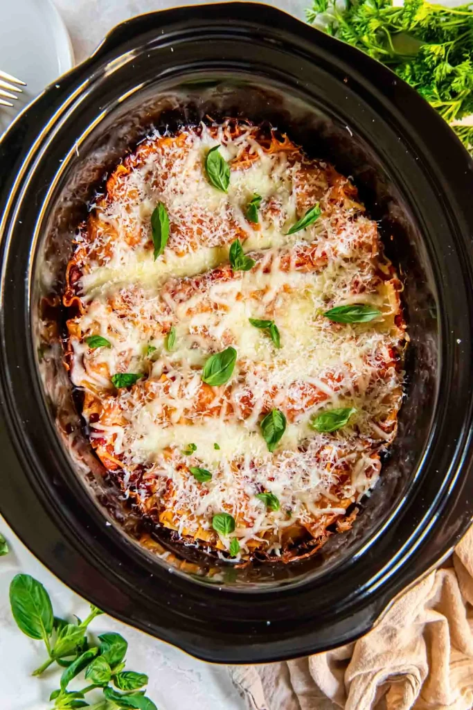Easy Crockpot Lasagna