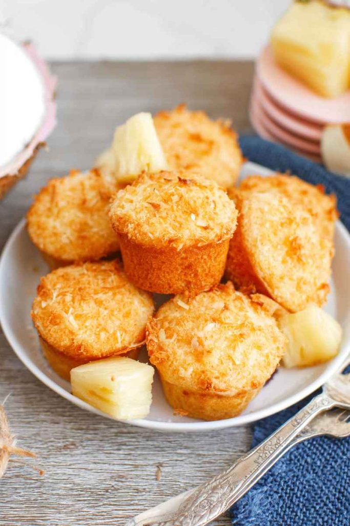 Easy Piña Colada Muffins