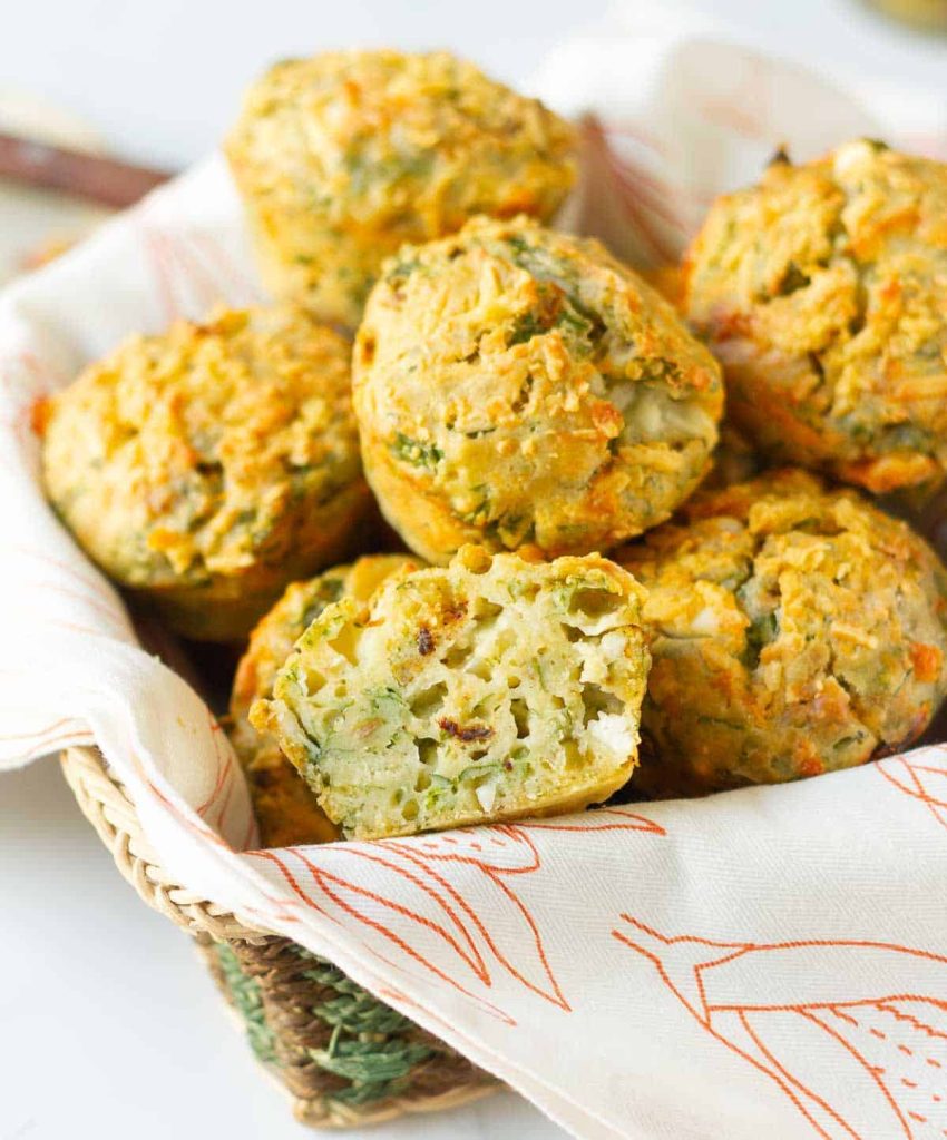 Feta and Spinach Muffins