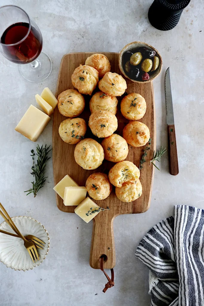 Gougères (French Cheese Puff Appetizer)
