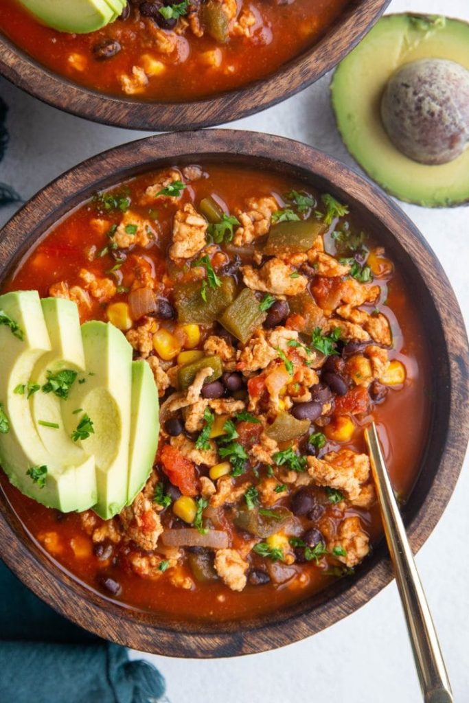 Ground Turkey Taco Soup