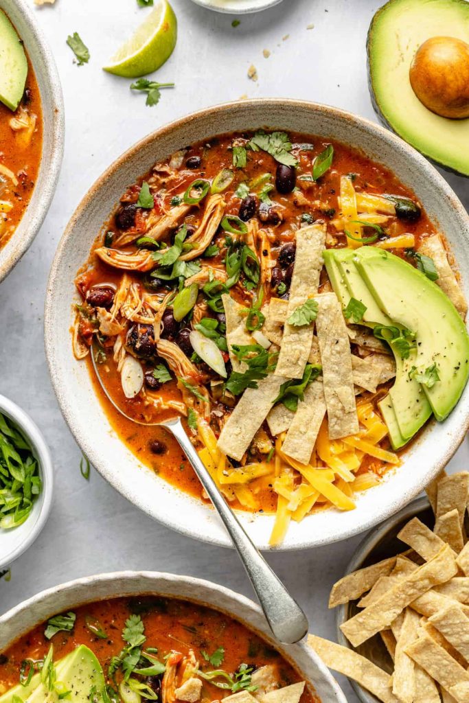 Healthy Chicken Tortilla Soup