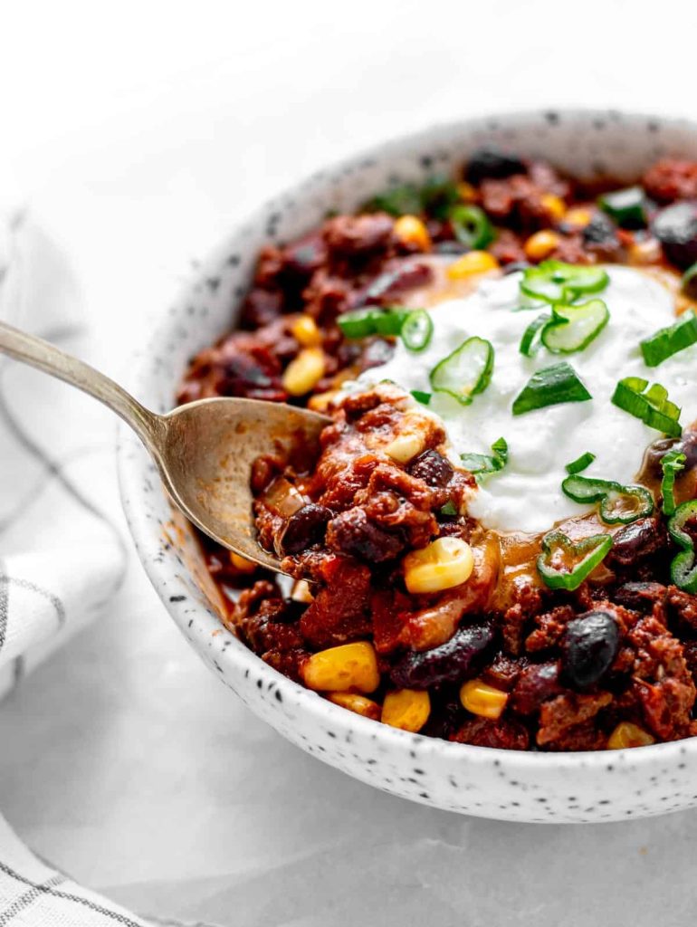 High Protein Chili (Slow Cooker)