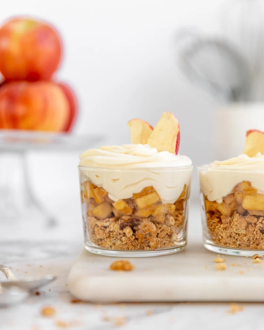 No-Bake Apple Cheesecake Parfait