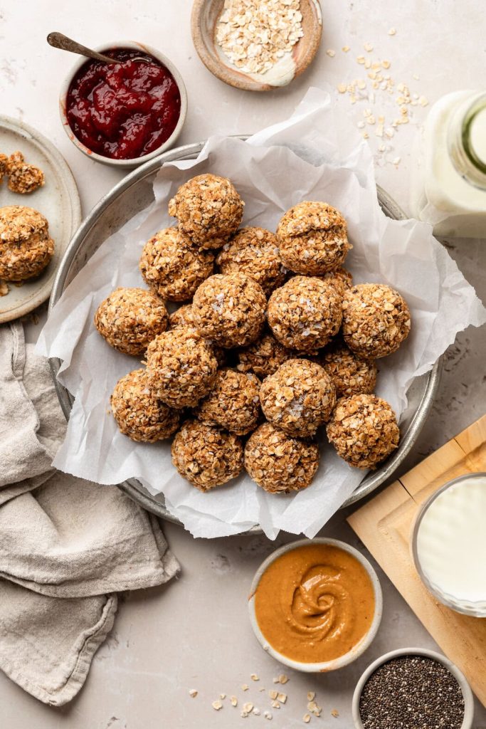 No-Bake PB & J Bites