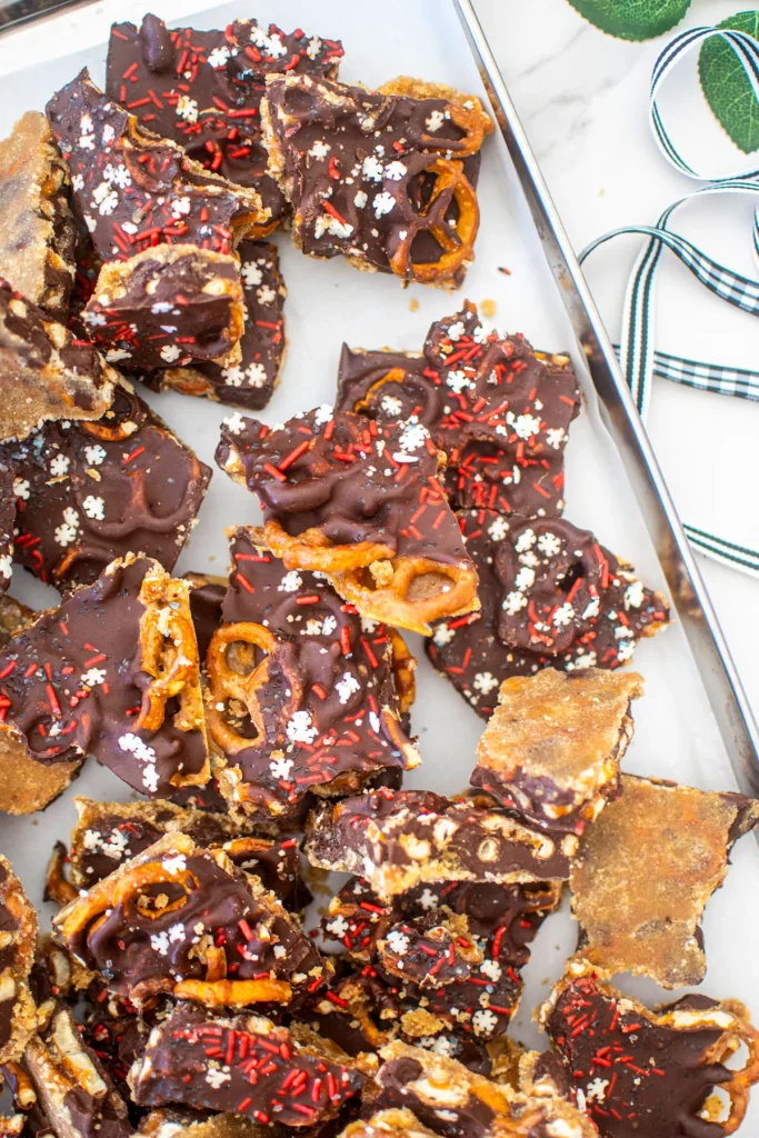 Peanut Butter Pretzel Christmas Crack