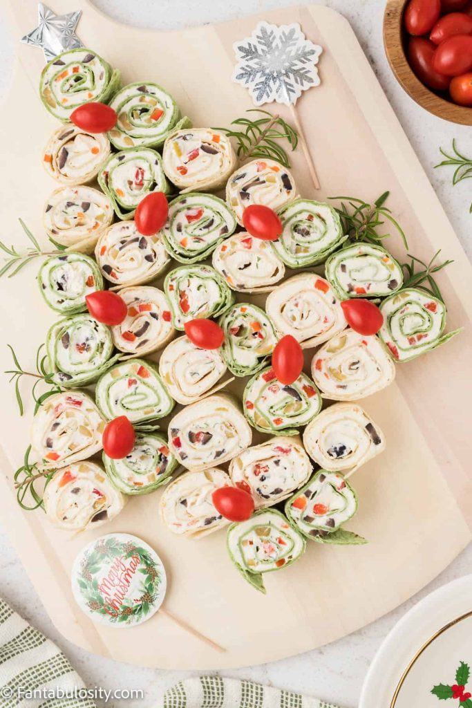 Pinwheel Christmas Tree Appetizer