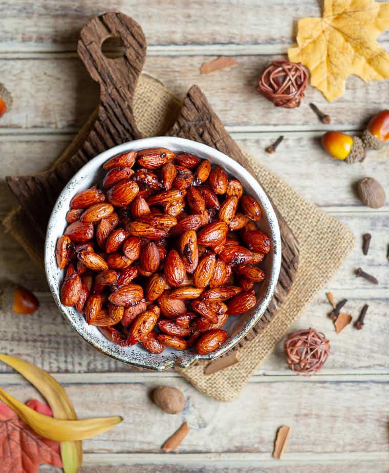 Pumpkin Pie Spiced Almonds