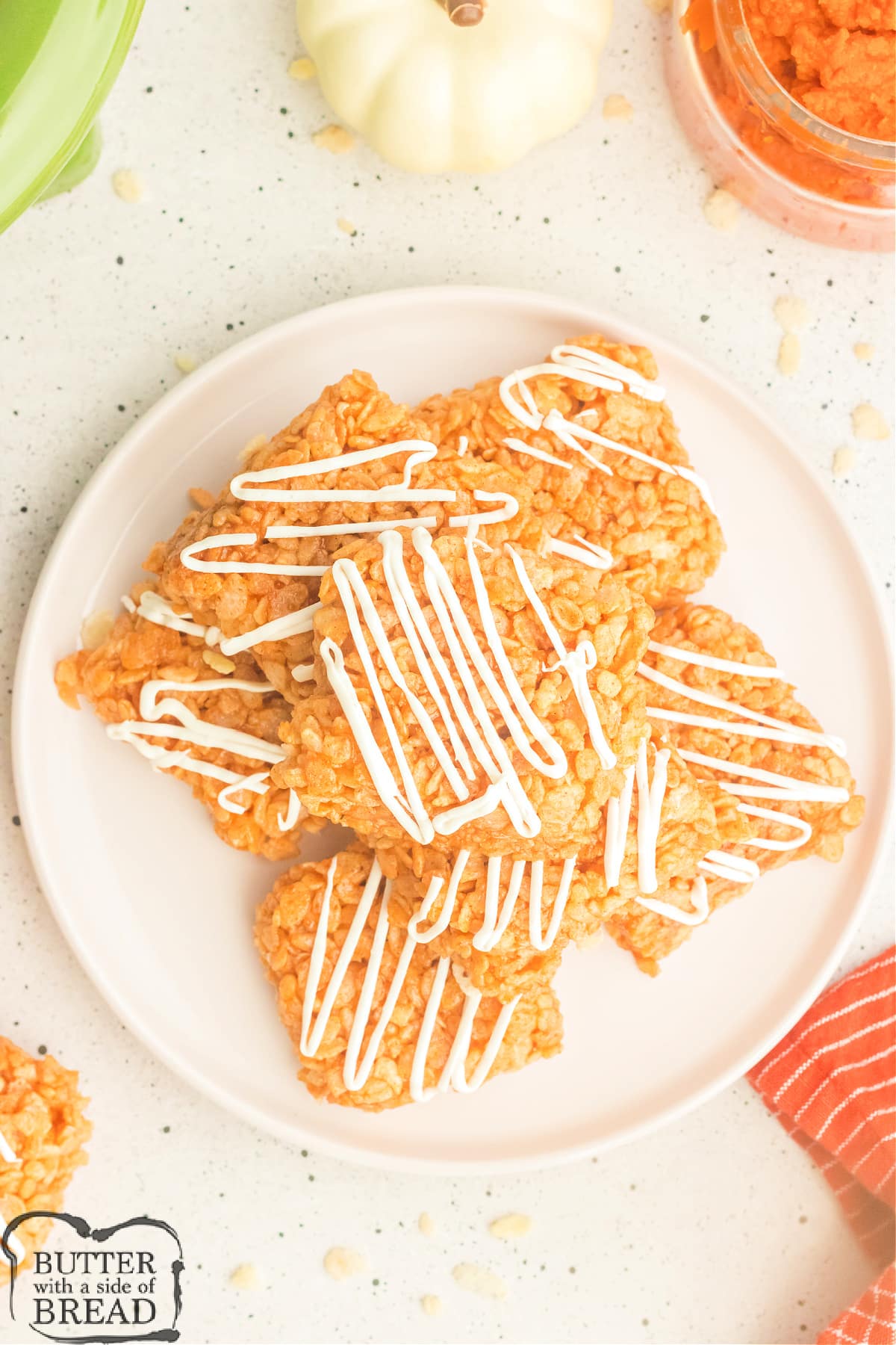Pumpkin Spice Rice Krispie Treats