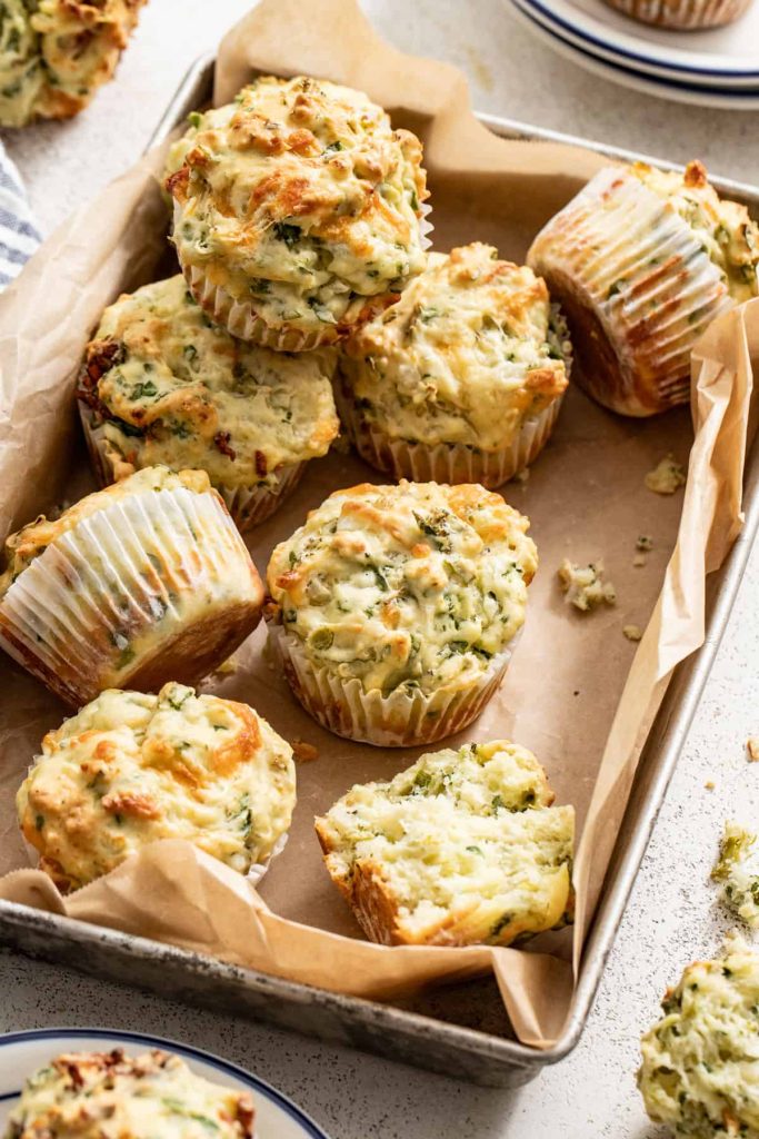 Savory Cheese Breakfast Muffins