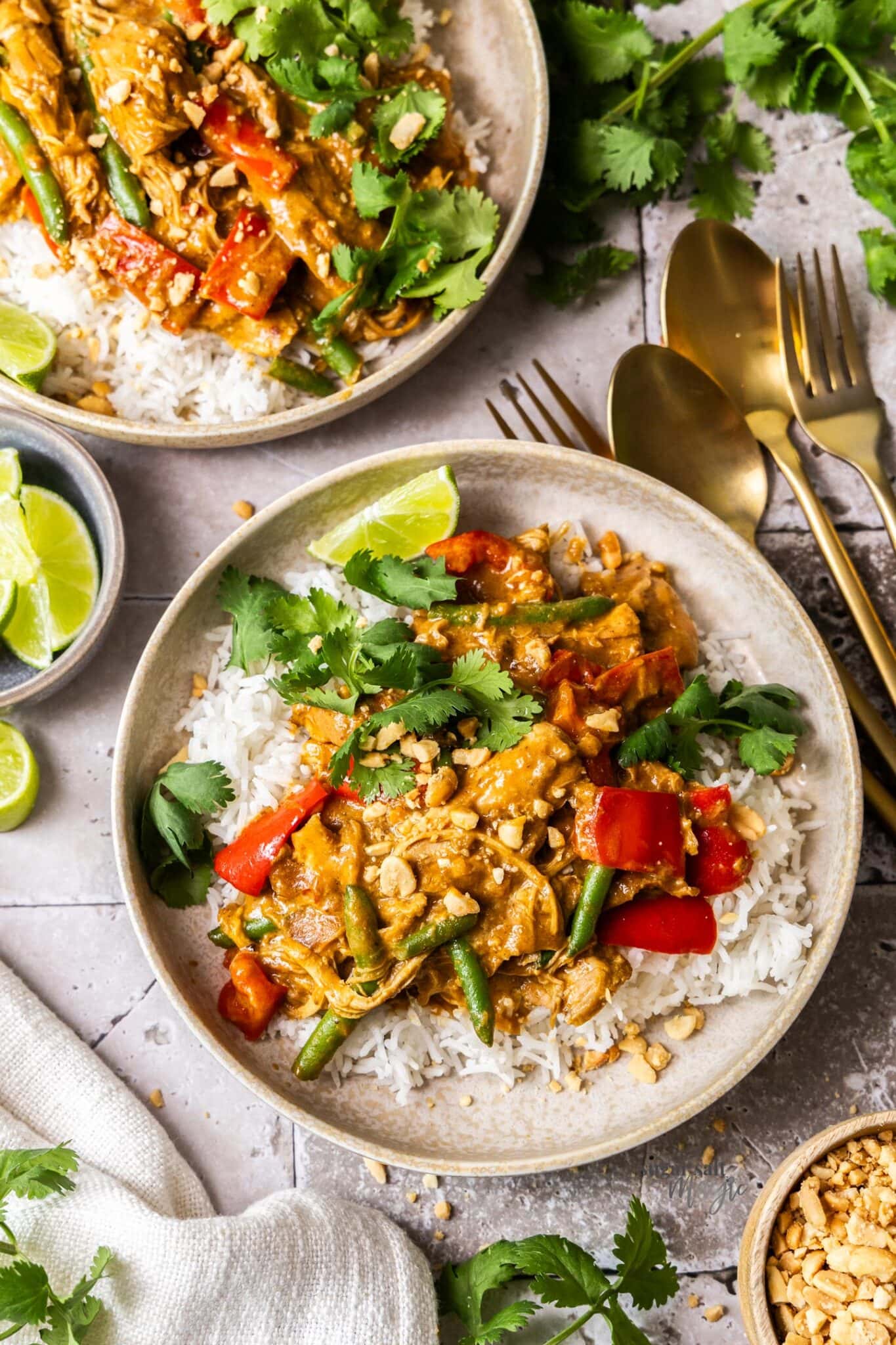 Slow Cooker Satay Chicken