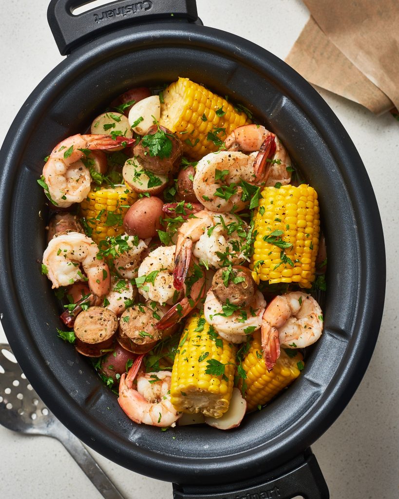 Slow Cooker Shrimp Boil
