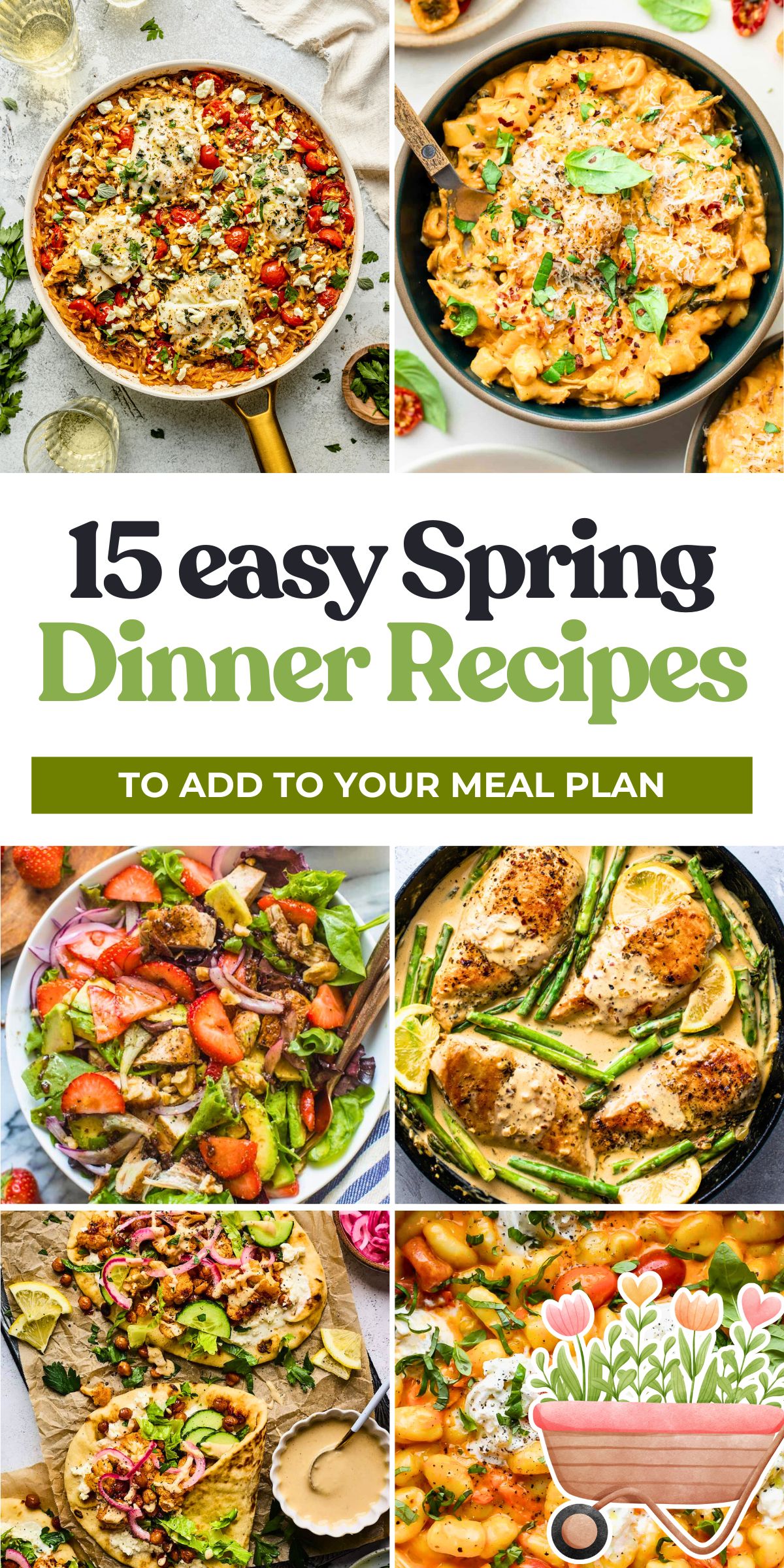 15 Spring Dinner Recipes to Add to Your Meal Plan