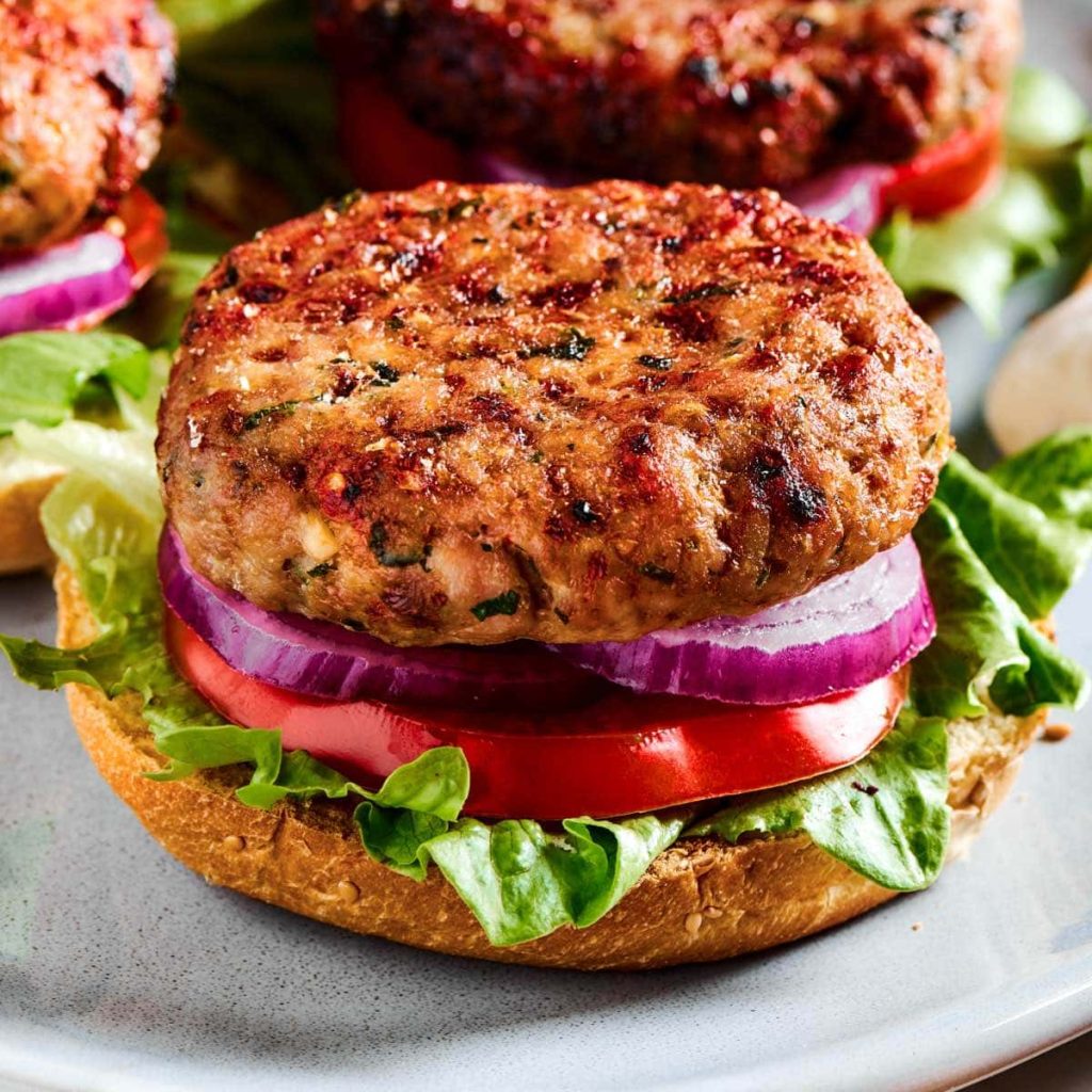 Air Fryer Turkey Burgers