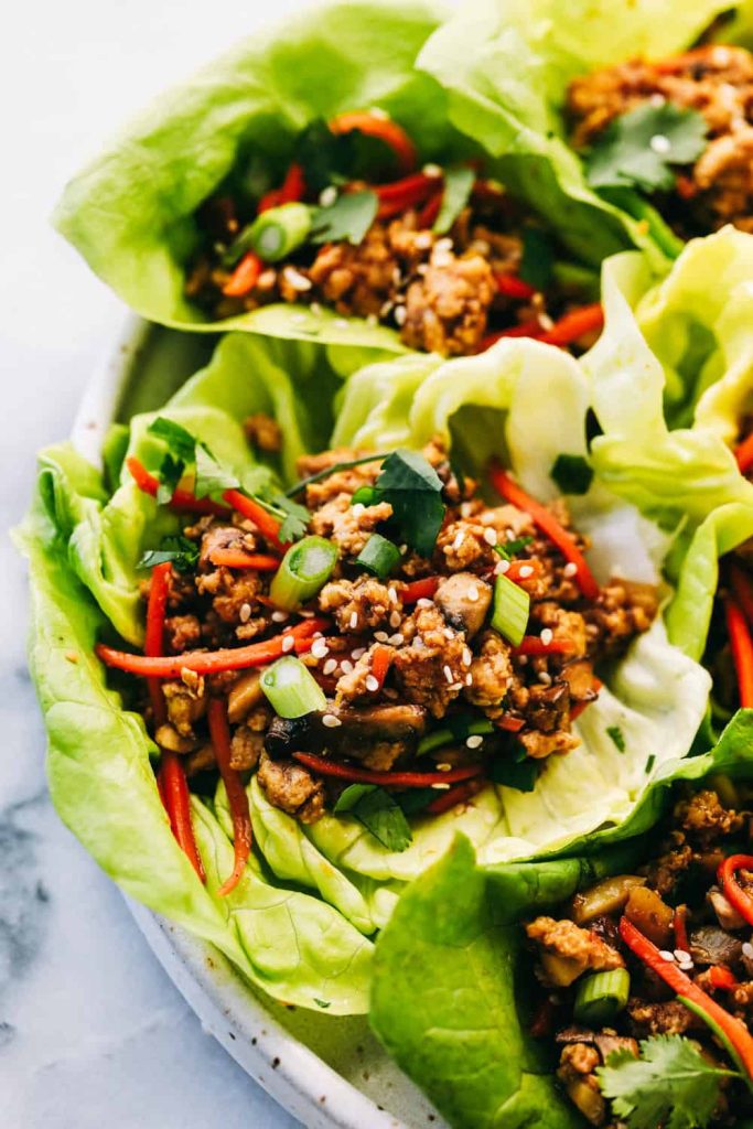 Asian Turkey Lettuce Wraps
