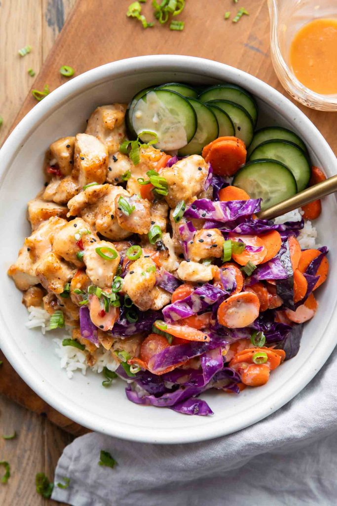 Bang Bang Chicken Bowls