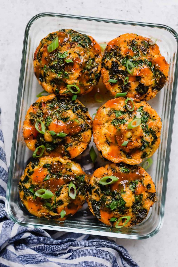 Buffalo Chicken Egg Muffins