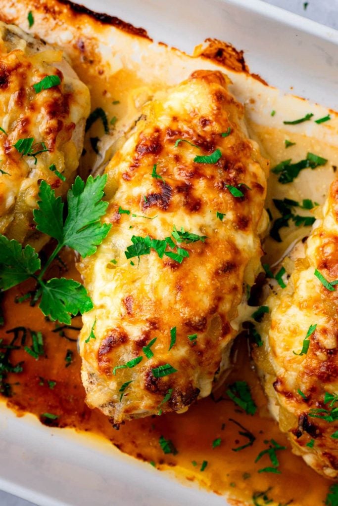 Cheesy French Onion Chicken