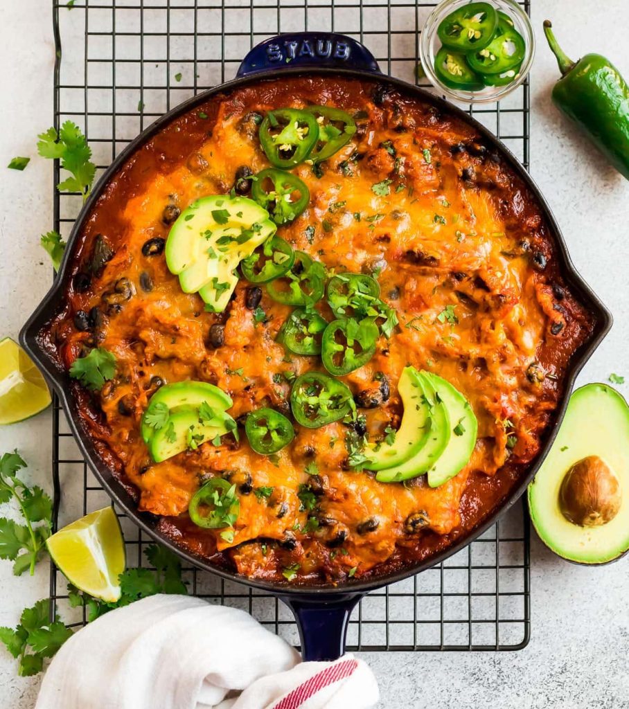 Chicken Enchilada Skillet