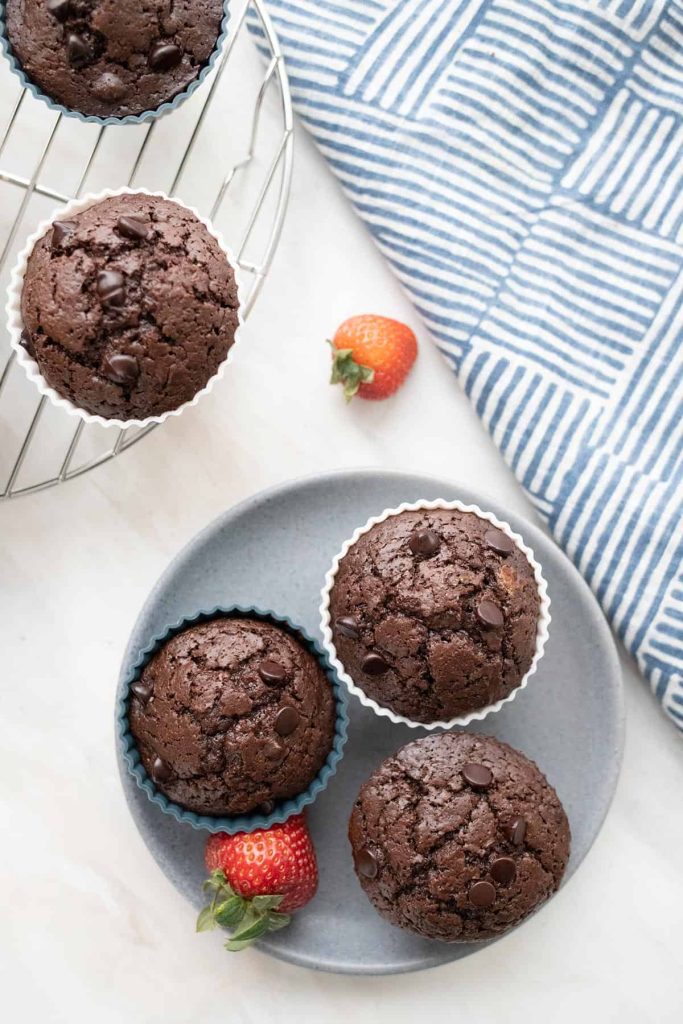 Chocolate Protein Muffins