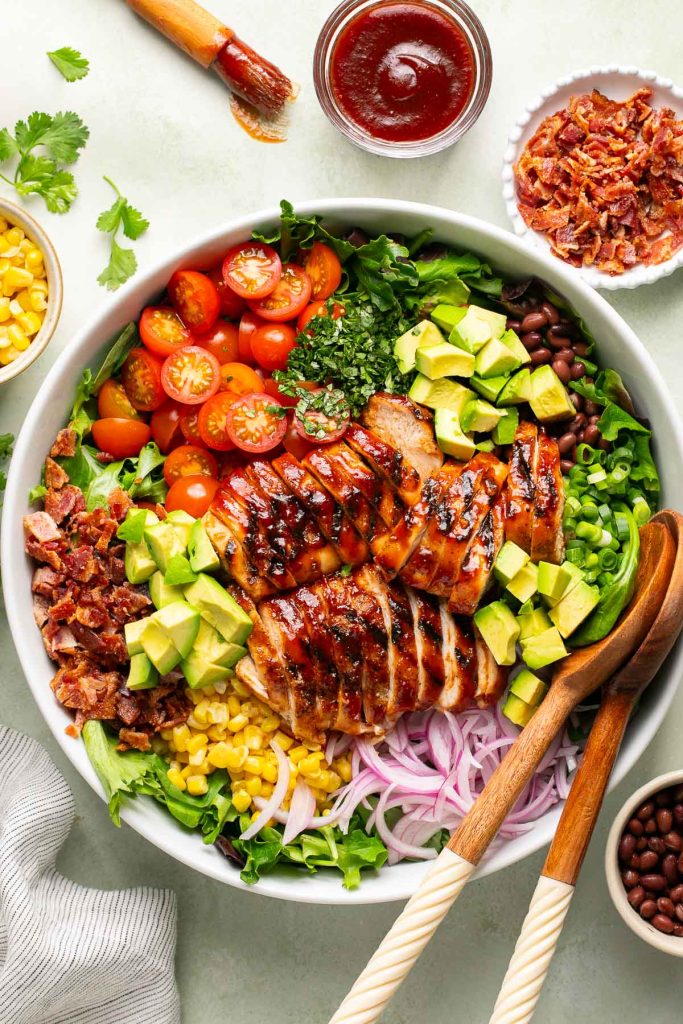 Easy Grilled BBQ Chicken Salad