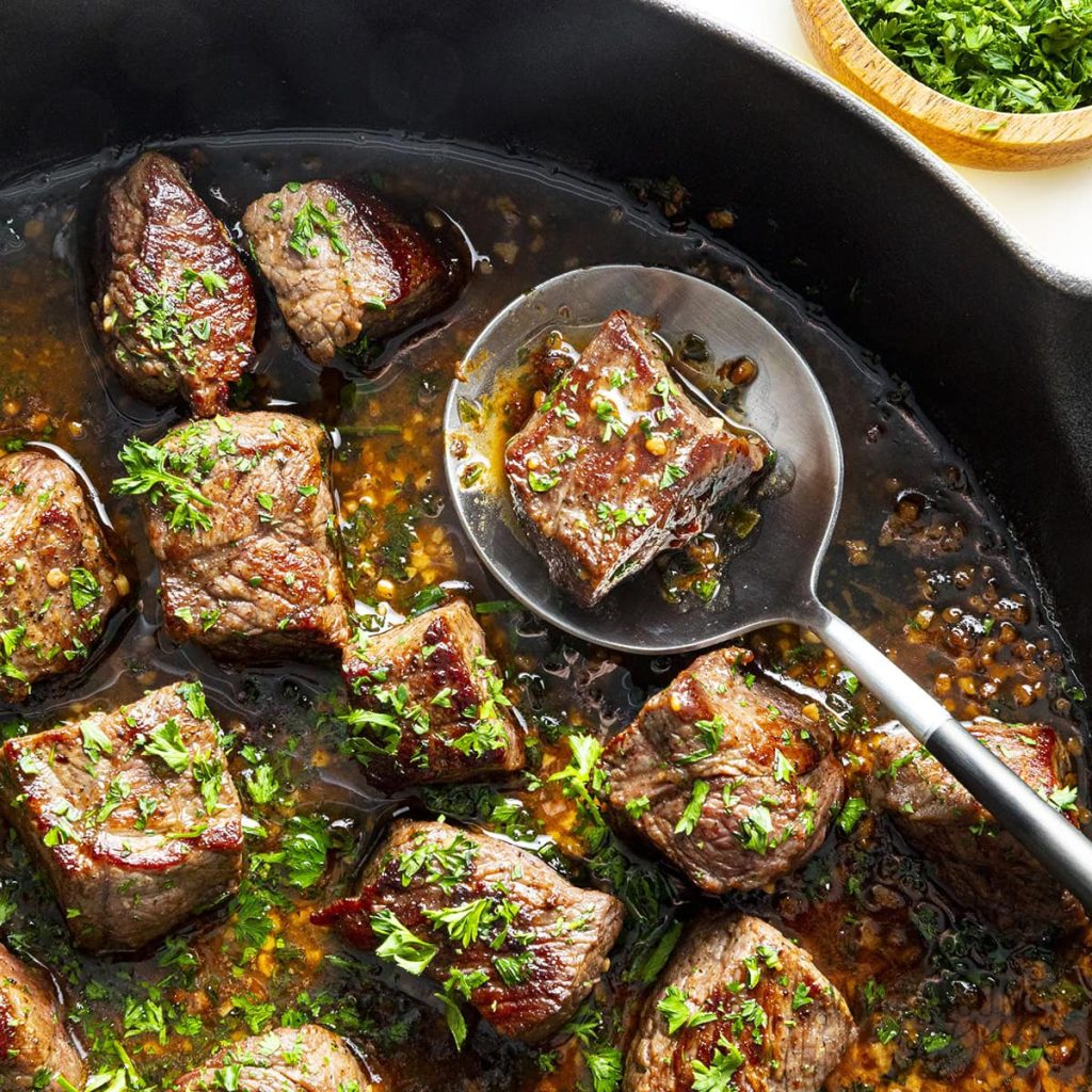 Garlic Butter Steak Bites