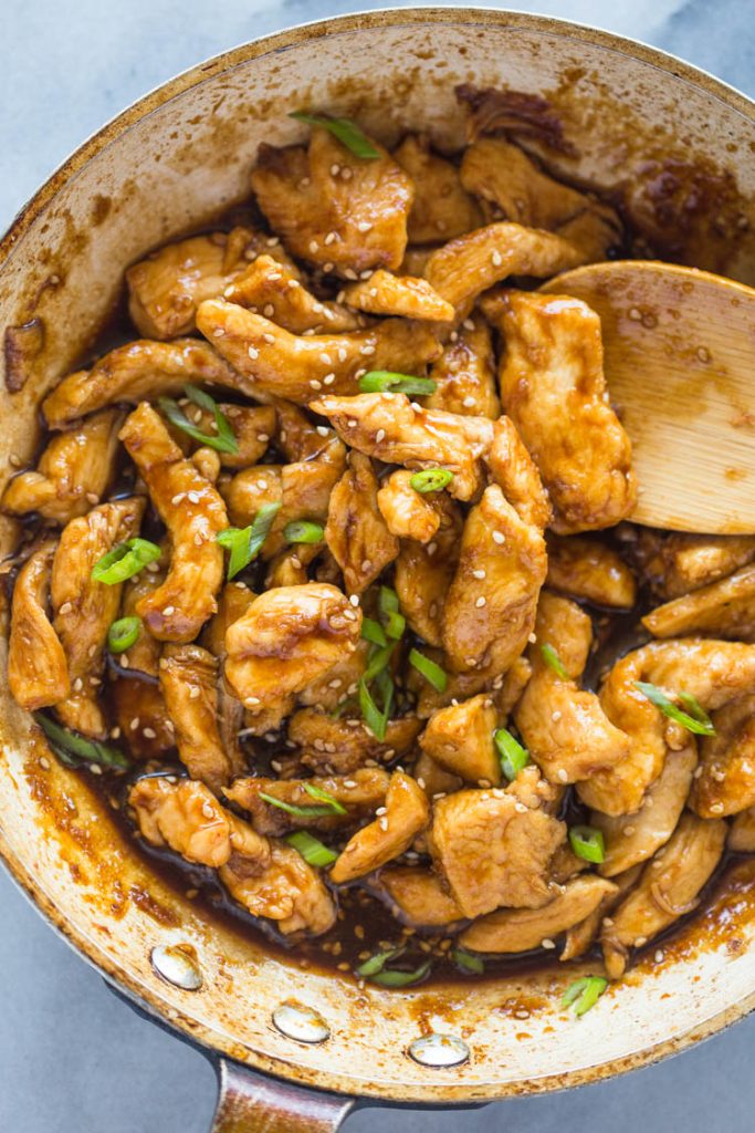 Healthier 20 Minute Sesame Chicken