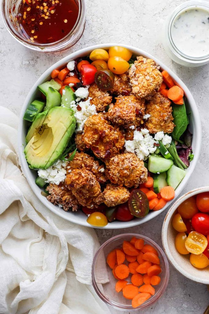 Hot Honey Chicken Salad