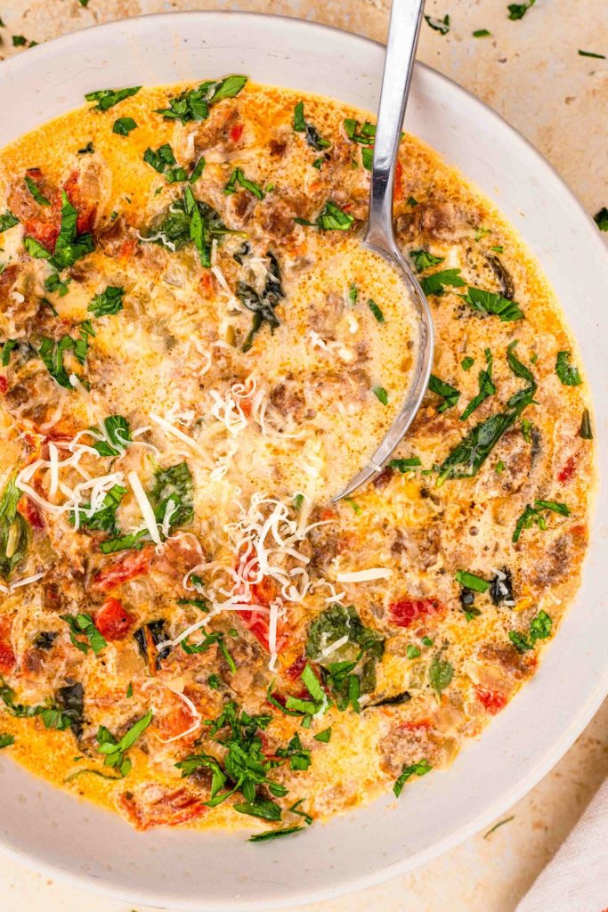 Keto Tuscan Soup