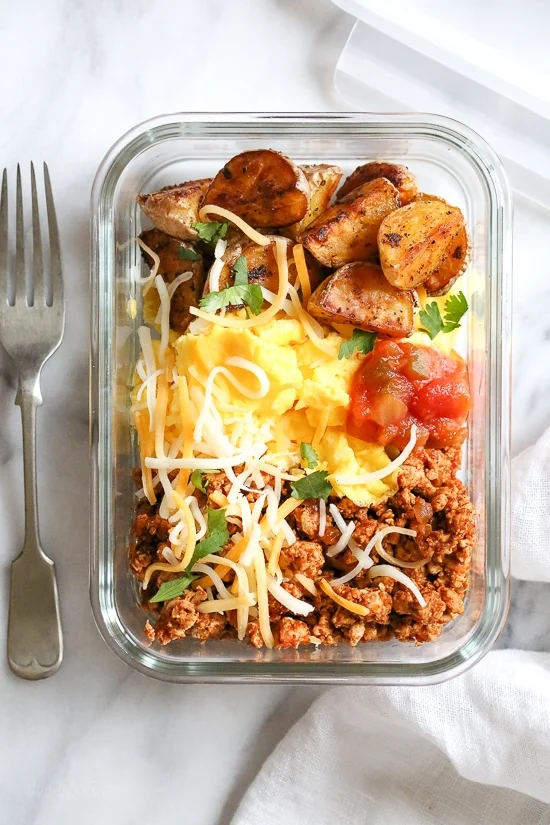 Meal Prep Breakfast Taco Scramble