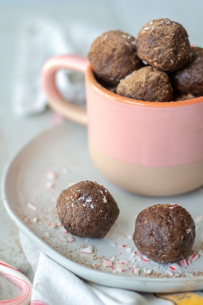 Peppermint Mocha Protein Bites